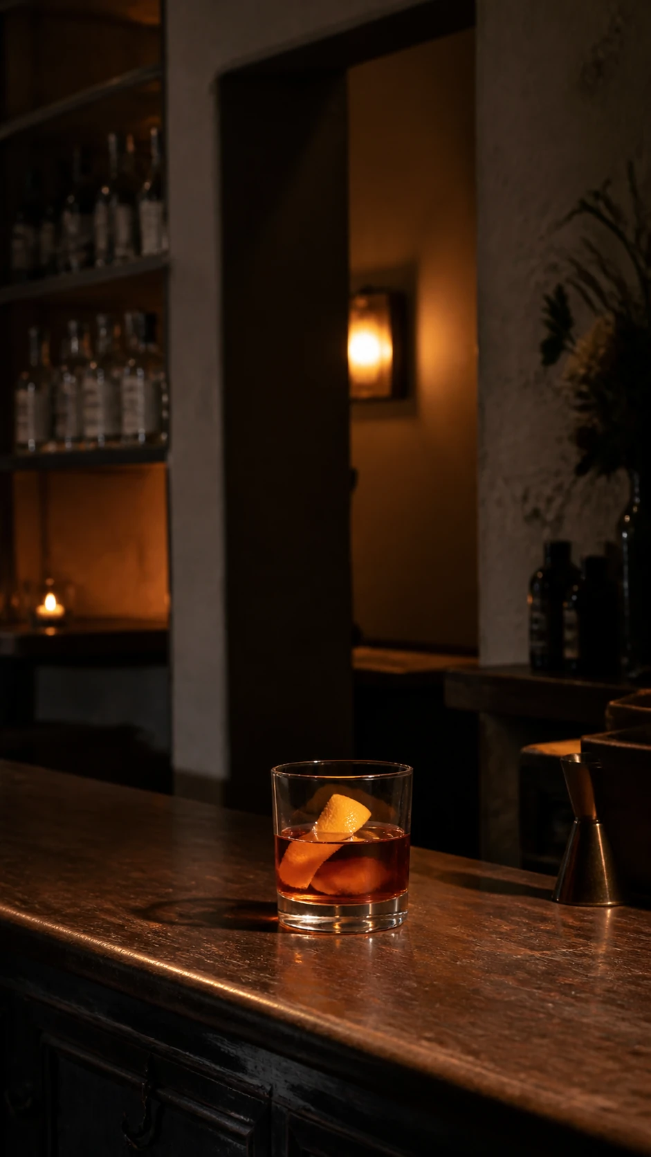 Aperitif an der kleinen Bar des Boutiquehotels